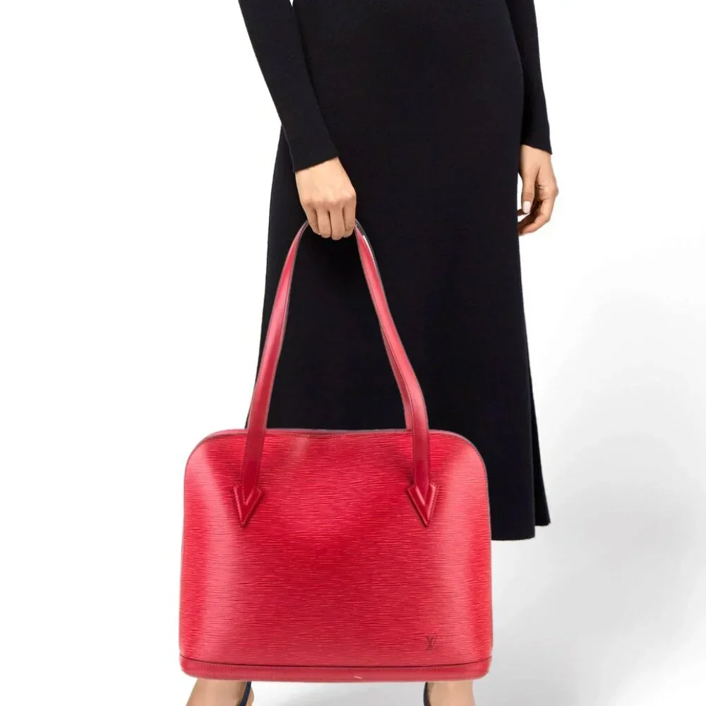 Louis Vuitton Epi Leather Red Lussac Shoulder bag